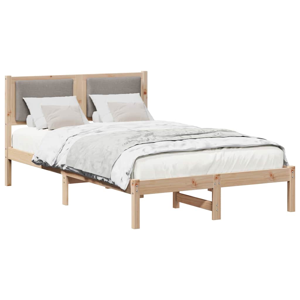 Estrutura da cama cinzento-acastanhado 120 x 200 cm