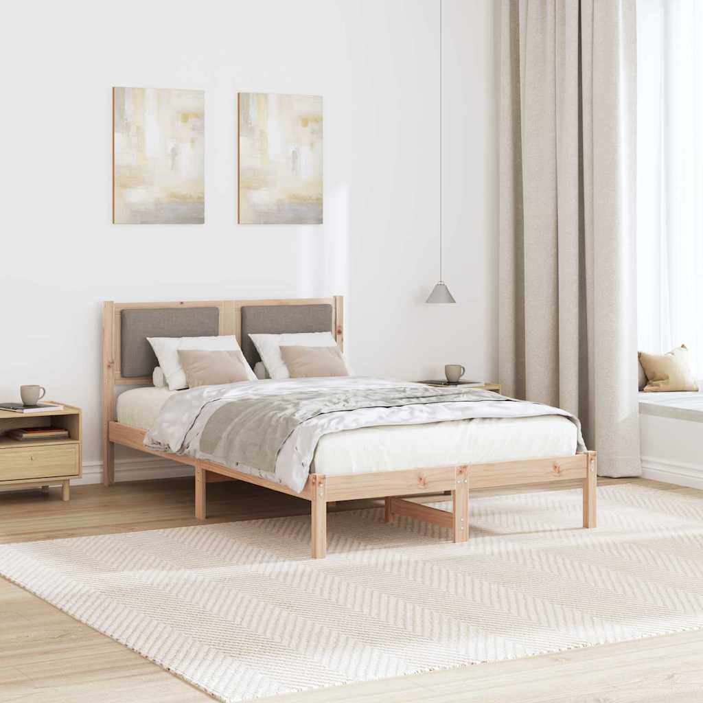 Estrutura da cama cinzento-acastanhado 120 x 200 cm
