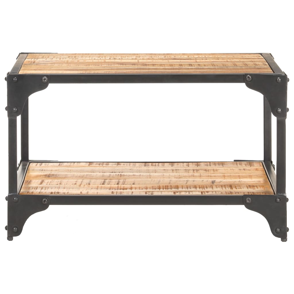 Mesa de centro 60x60x35 cm madeira de mangueira maciça
