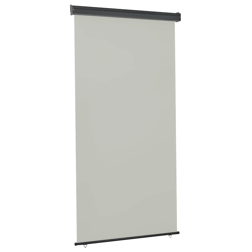 Toldo lateral para varanda 125x250 cm cinzento