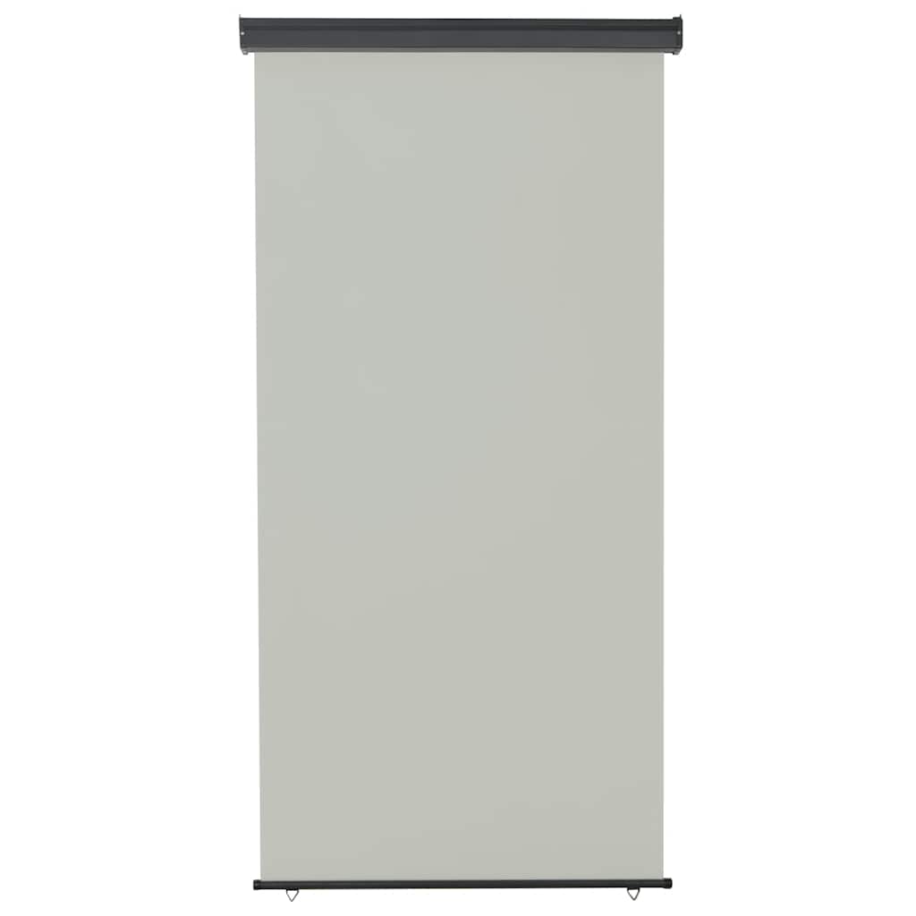Toldo lateral para varanda 125x250 cm cinzento