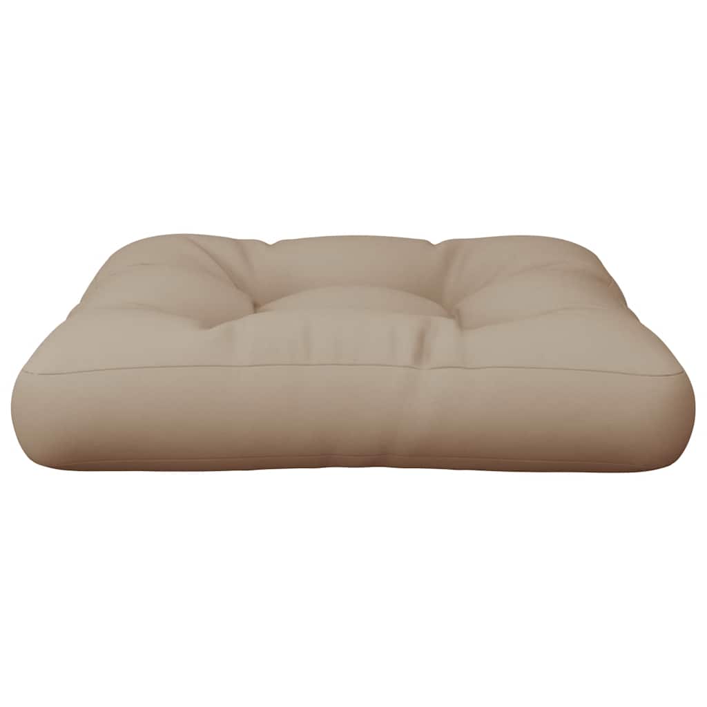 Almofadão móveis paletes 60x61,5x10cm tecido cinza-acastanhado