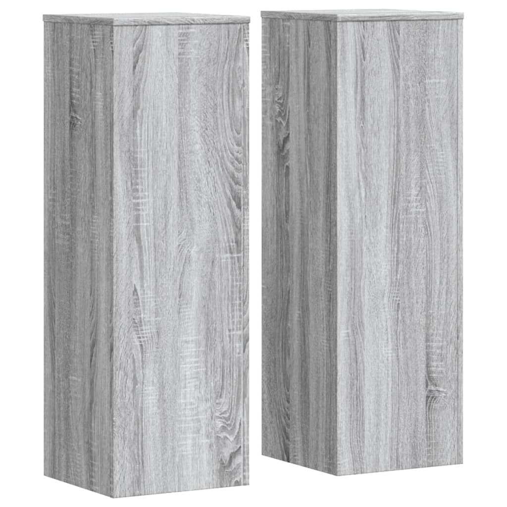 Suportes p/ plantas 2 pcs 33x33x100 cm derivados de madeira