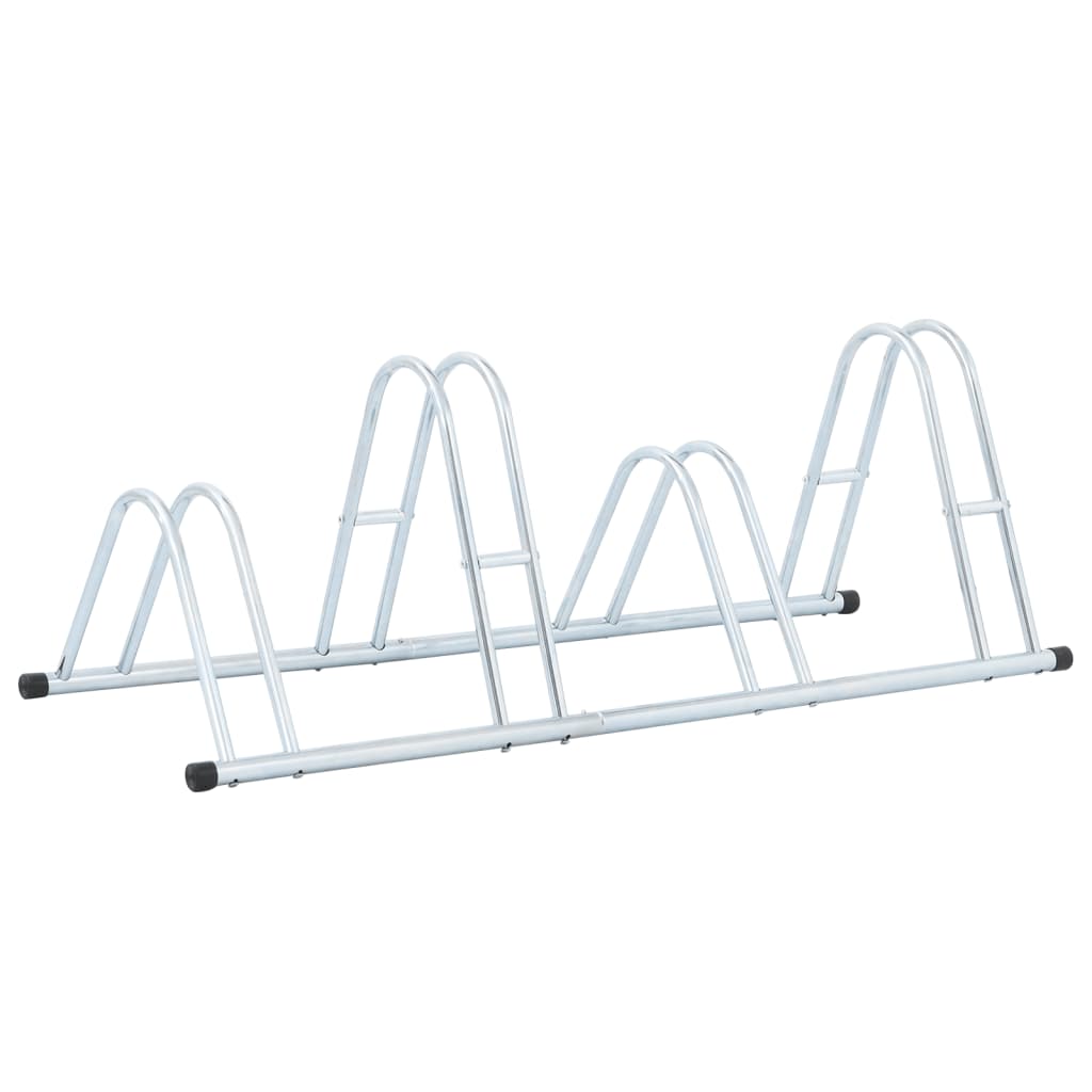 Suporte independente para 4 bicicletas aço galvanizado