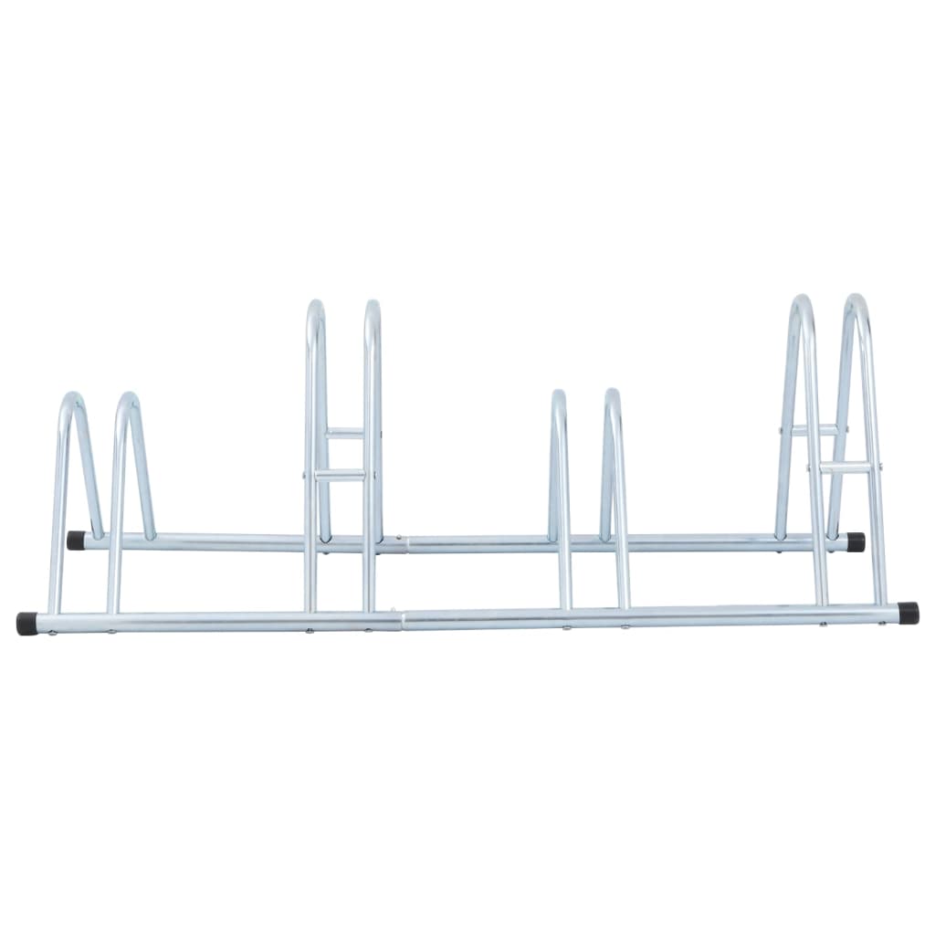 Suporte independente para 4 bicicletas aço galvanizado
