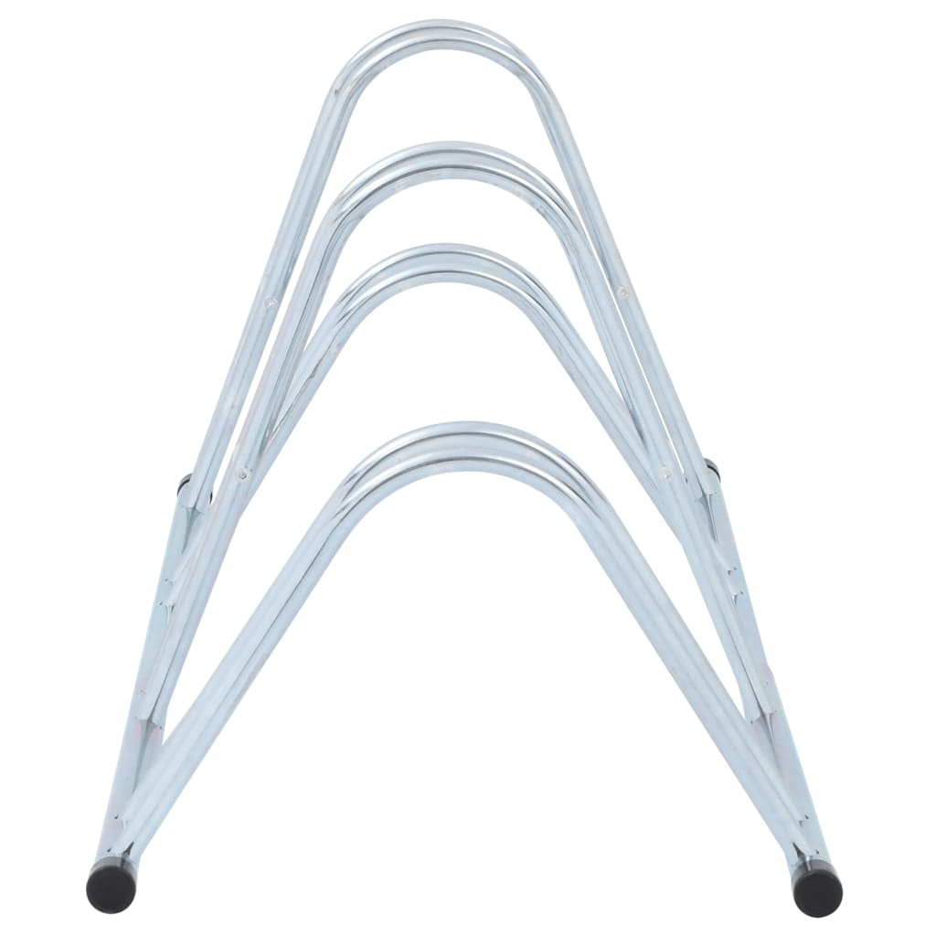 Suporte independente para 4 bicicletas aço galvanizado