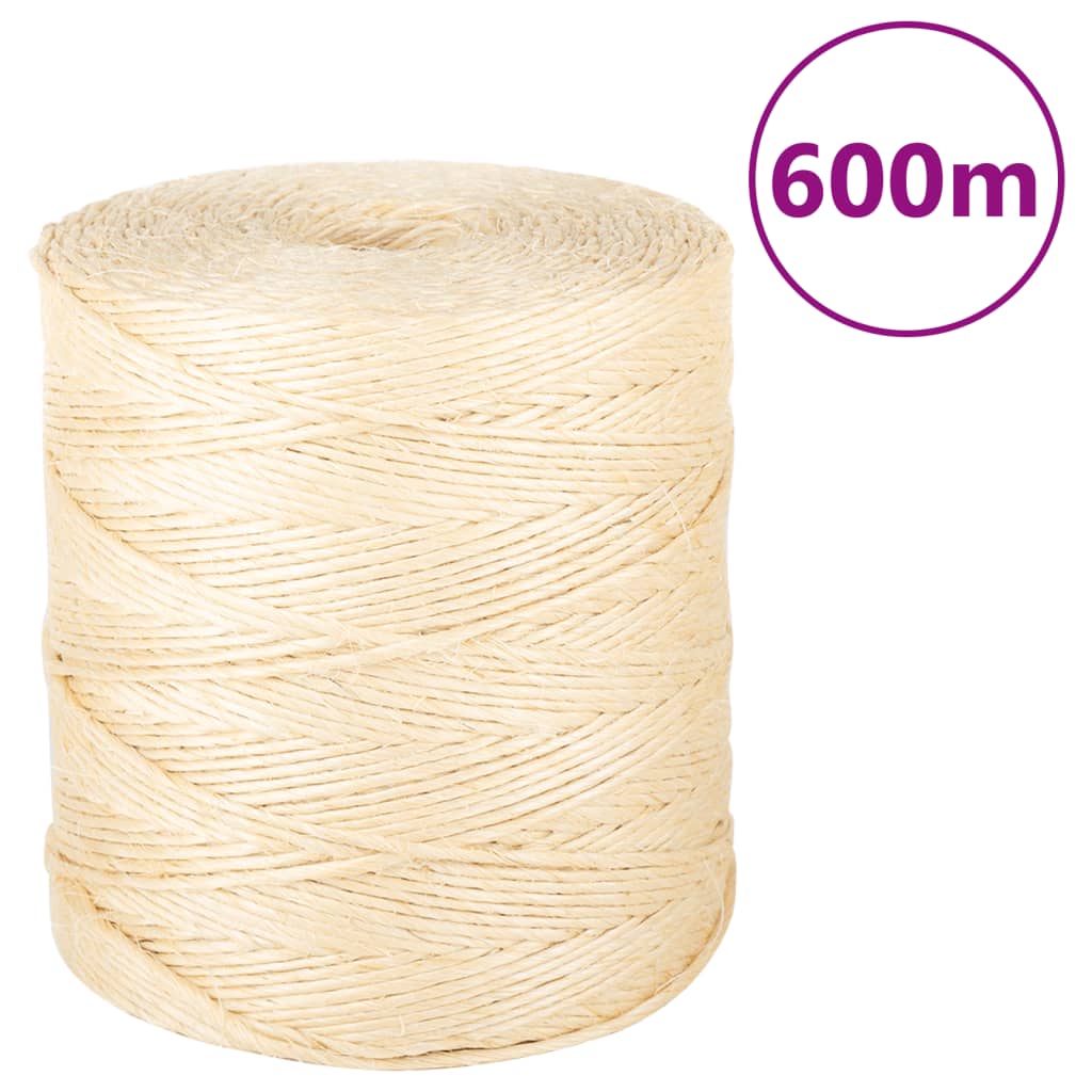 Corda 100% sisal 2 mm 600 m