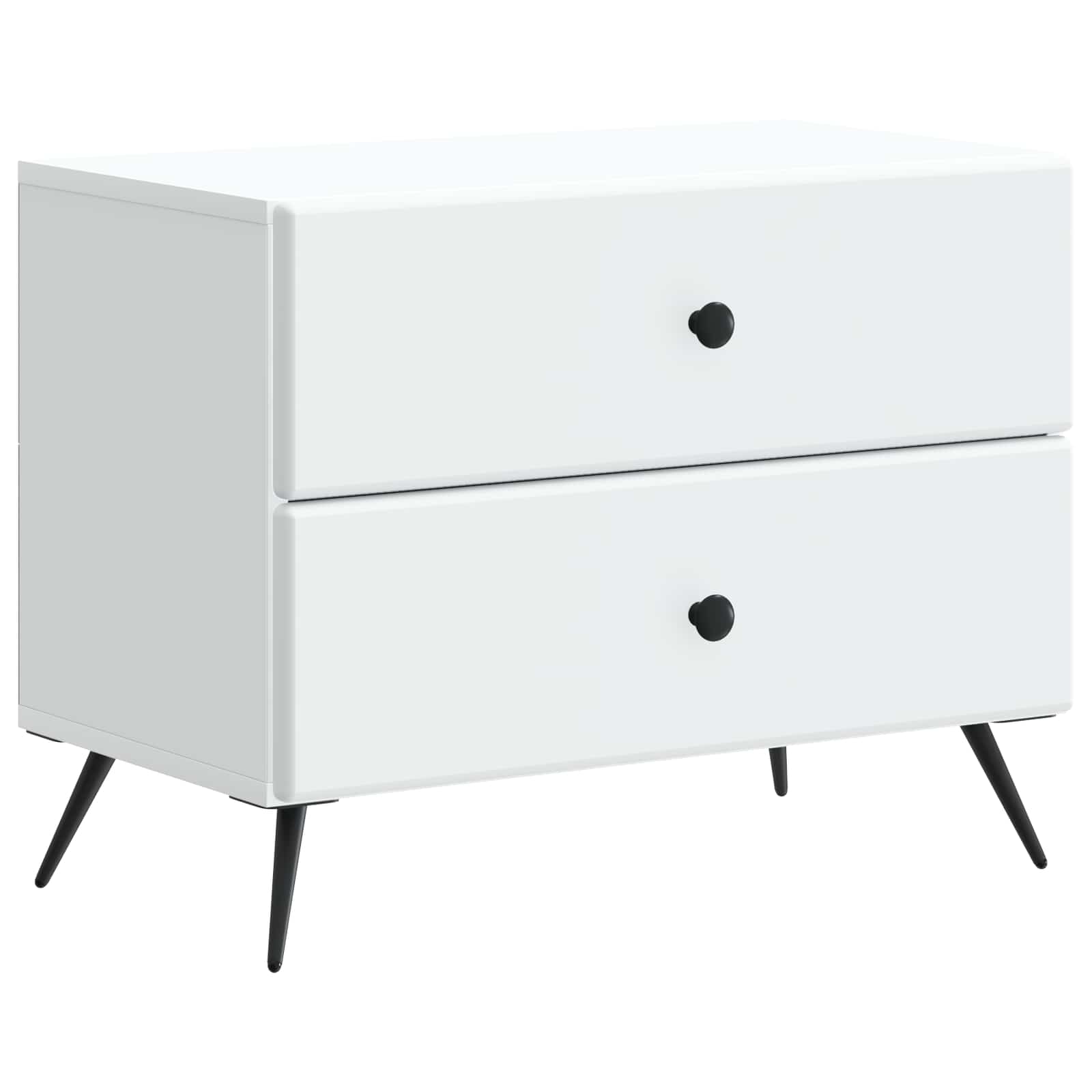 Armário de cabeceira com gaveta branco 62 x 34,5 x 47,5 cm