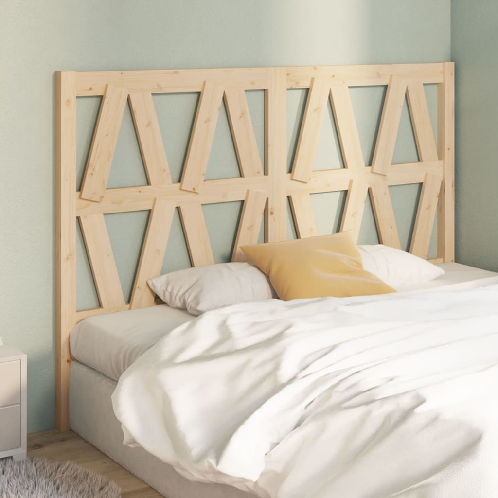 Cabeceira de cama 146x4x100 cm pinho maciço