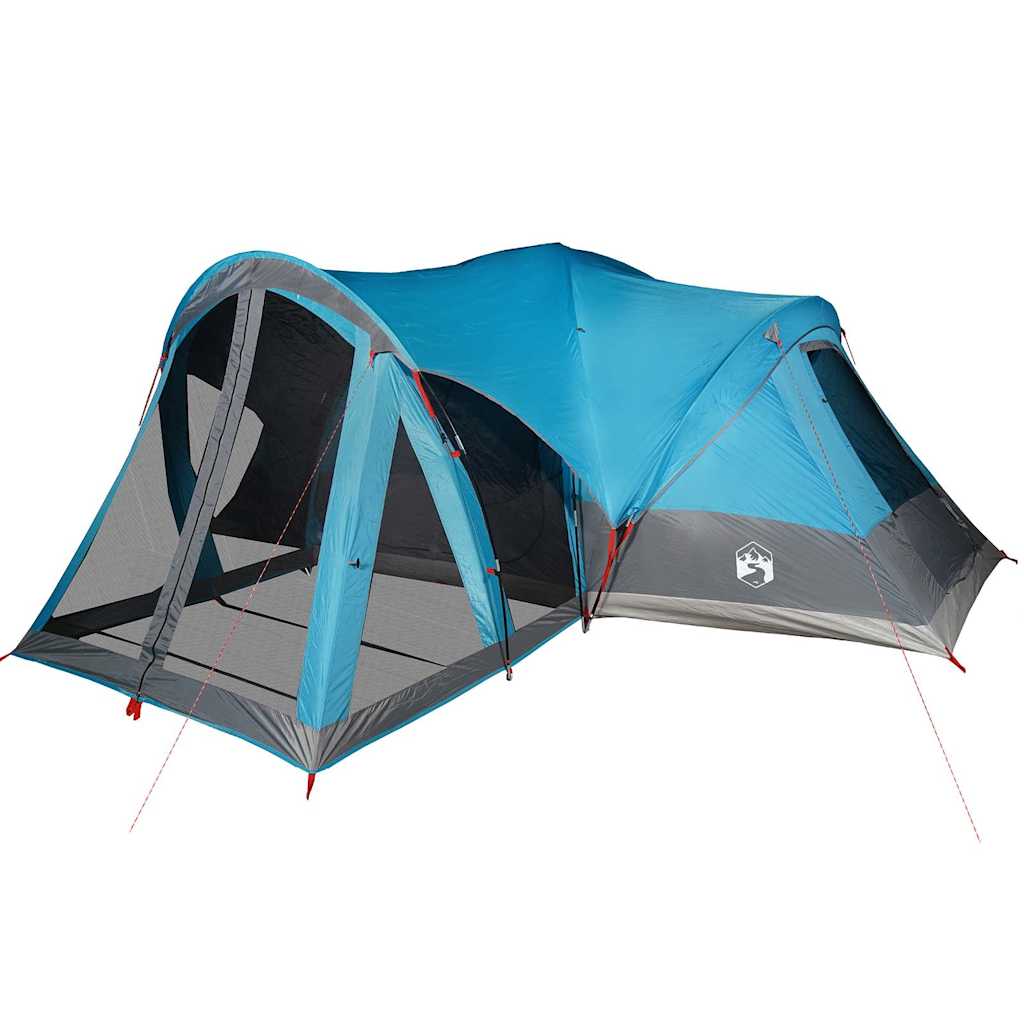 Tenda familiar tipi para 8 pessoas impermeável azul