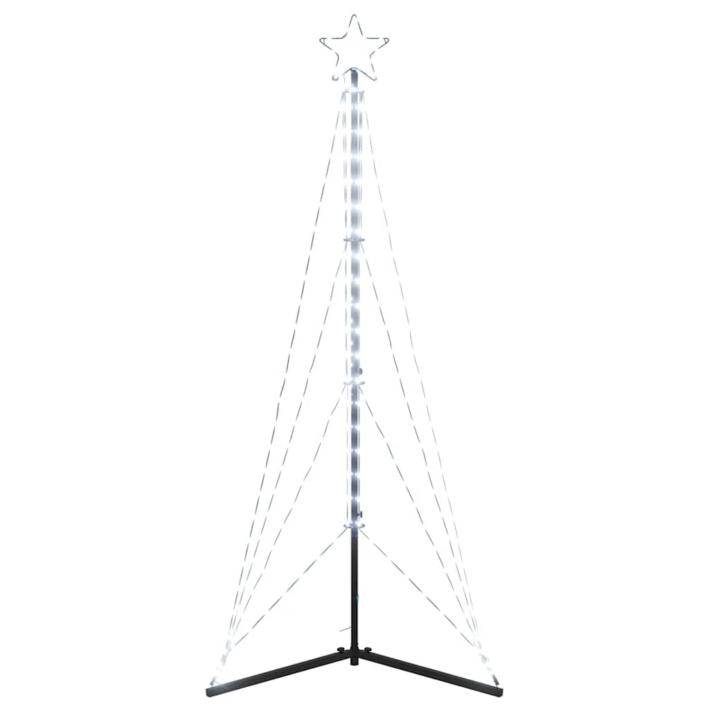 LED árvore de natal 363 leds branco frio 182 cm