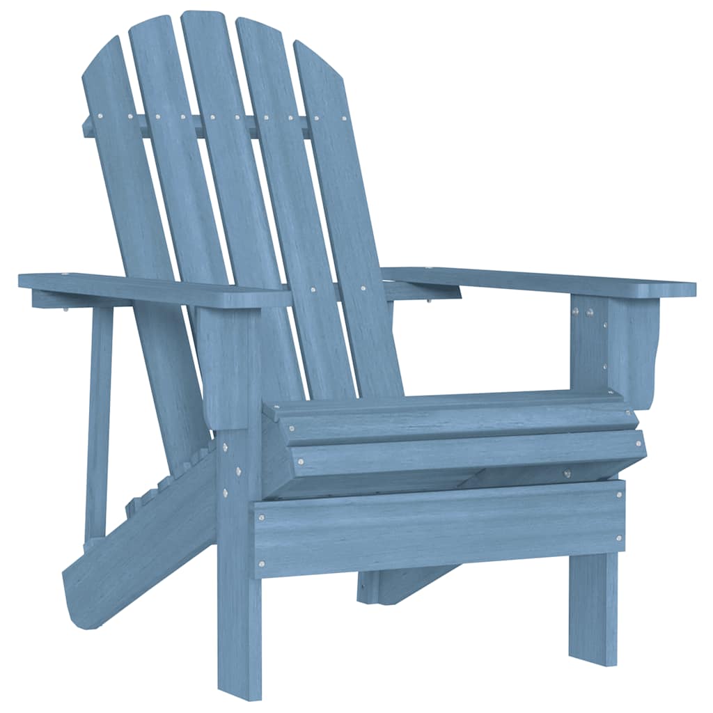 Cadeira adirondack para jardim abeto maciço azul