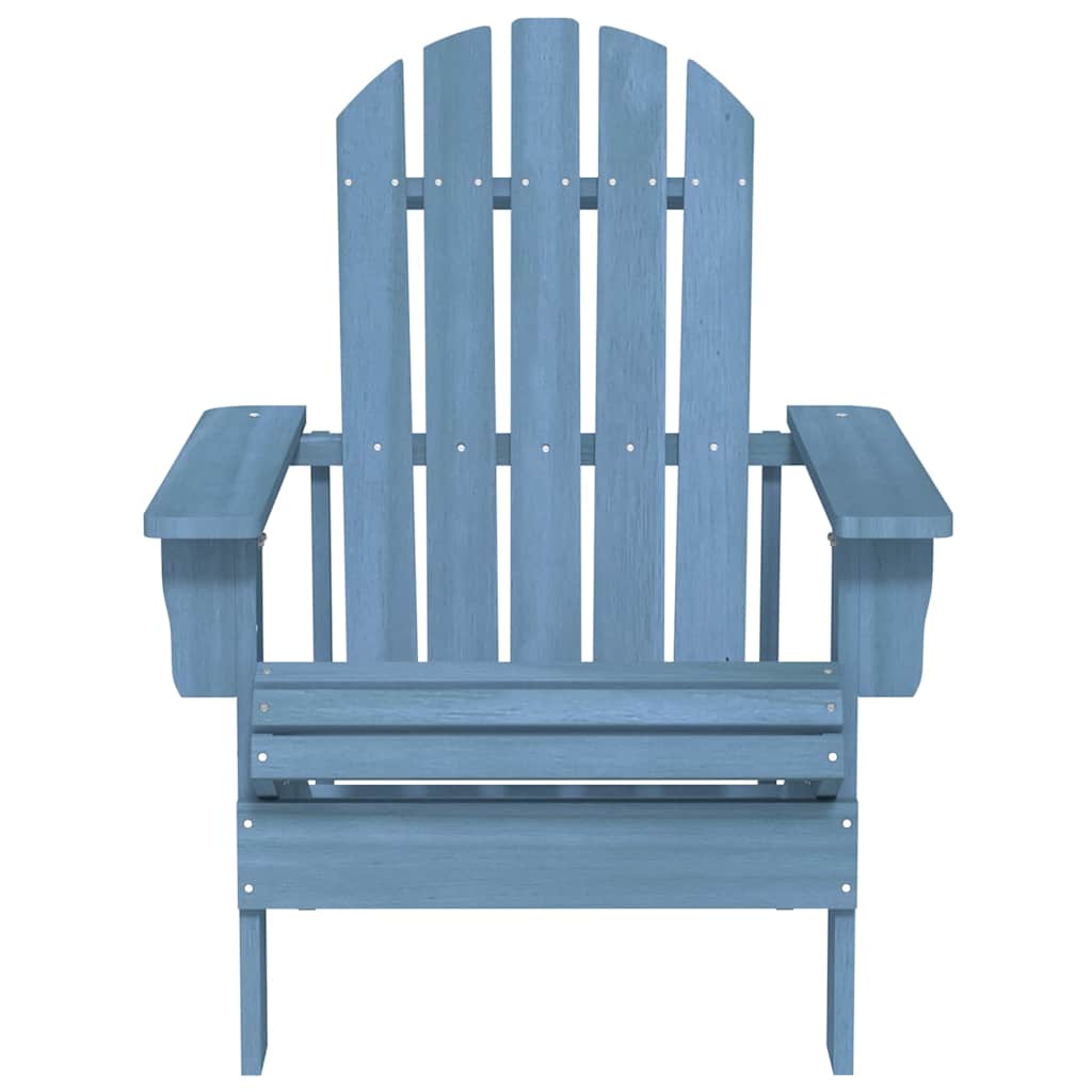 Cadeira adirondack para jardim abeto maciço azul