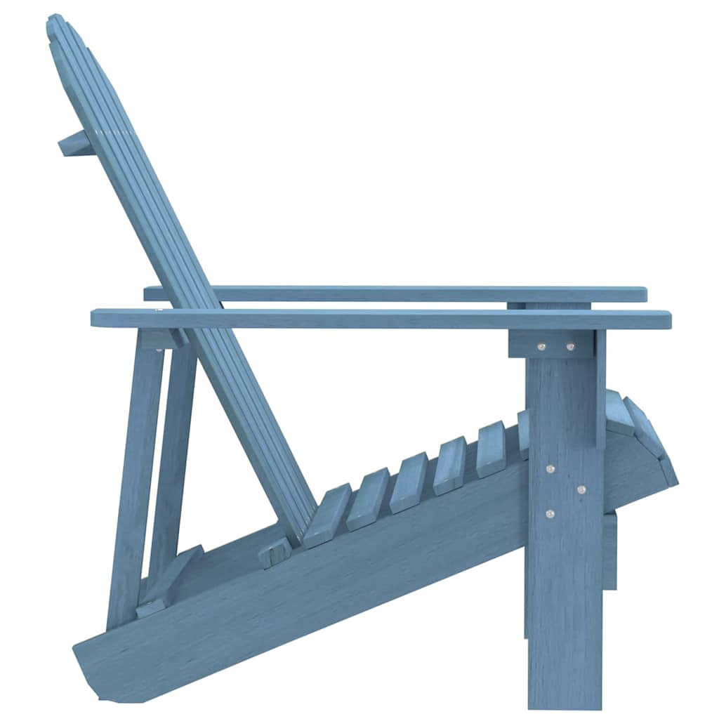 Cadeira adirondack para jardim abeto maciço azul