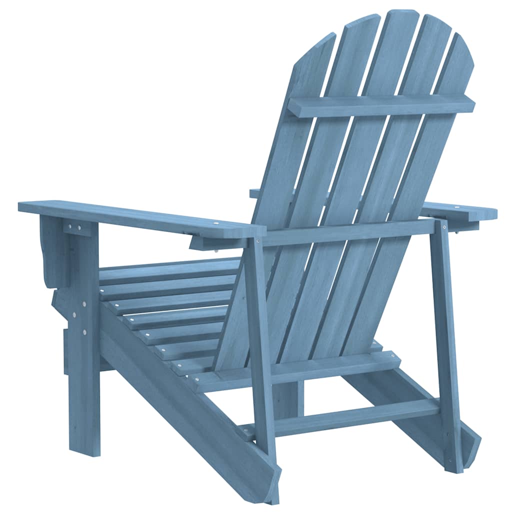 Cadeira adirondack para jardim abeto maciço azul