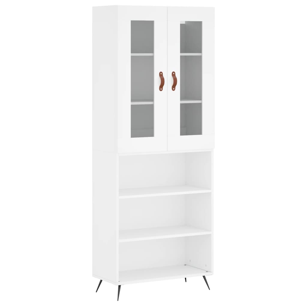 Armário alto 69,5x34x180 cm derivados de madeira branco