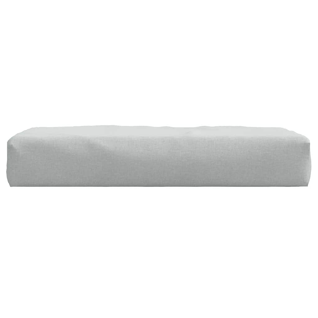 Almofadão p/ paletes 60x60x9,5 cm mesclado tecido cinza-claro