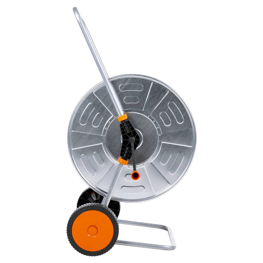 Carrinho enrolador p/ mangueira c/ 110 m 1/2" ou 80 m 3/4" aço