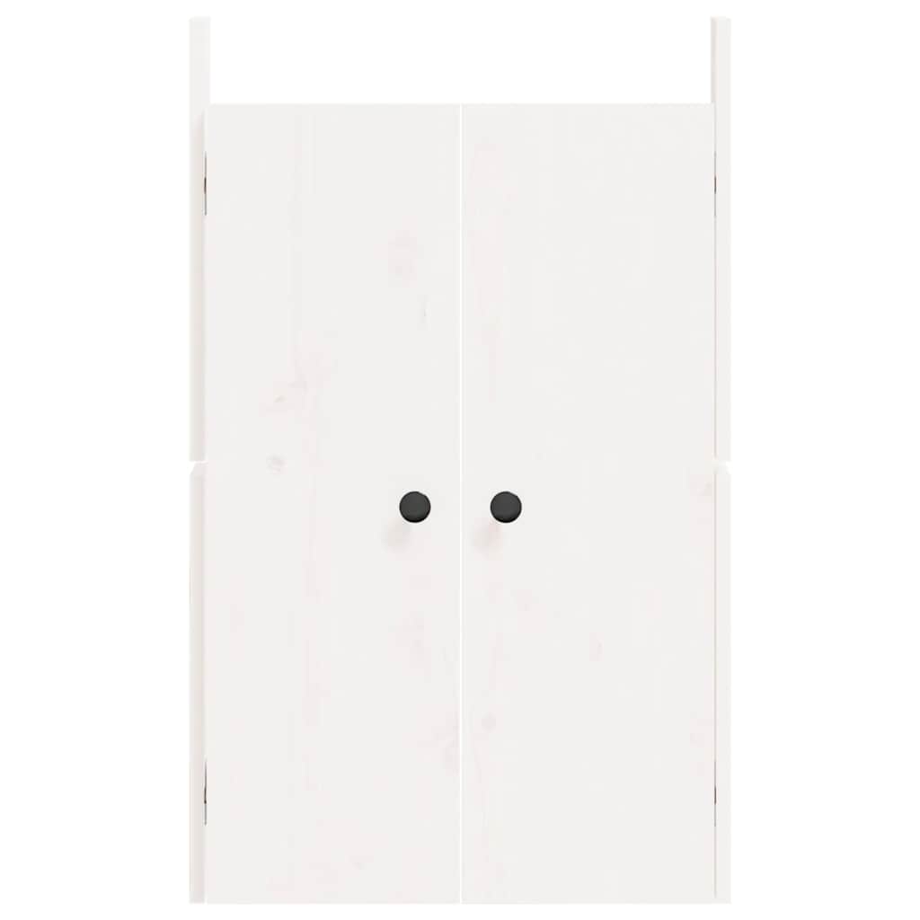 Portas de cozinha para exterior meppel 50x9x82 cm pinho maciço branco