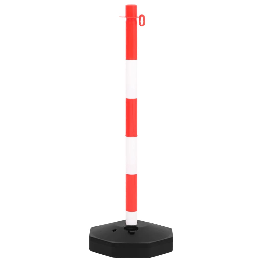 Conjunto de postes com corrente de plástico 10 m