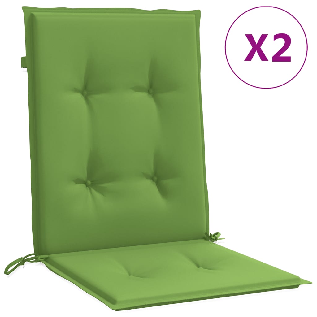 Almofadões lombares p/ cadeiras 2pcs 100x50x4cm mesclado tecido