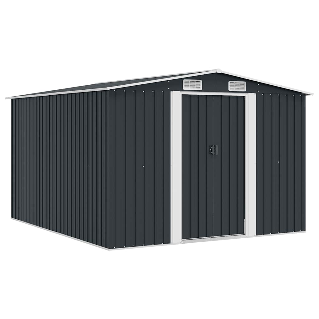 Abrigo de jardim 257x298x178 metal antracite