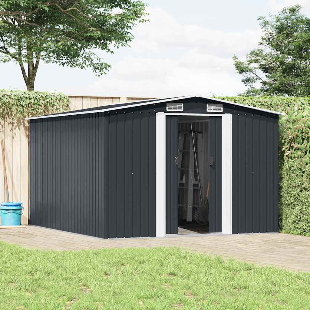Abrigo de jardim 257x298x178 metal antracite