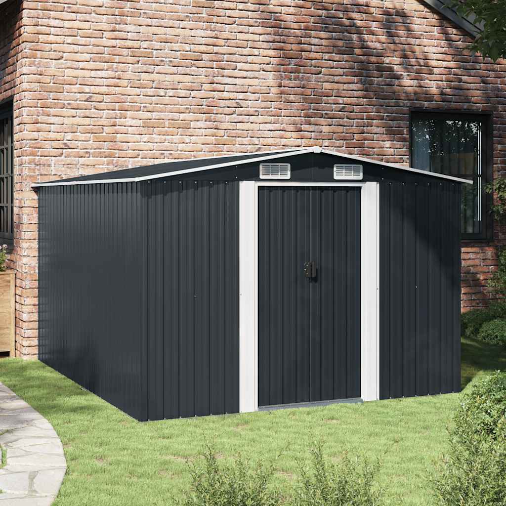 Abrigo de jardim 257x298x178 metal antracite