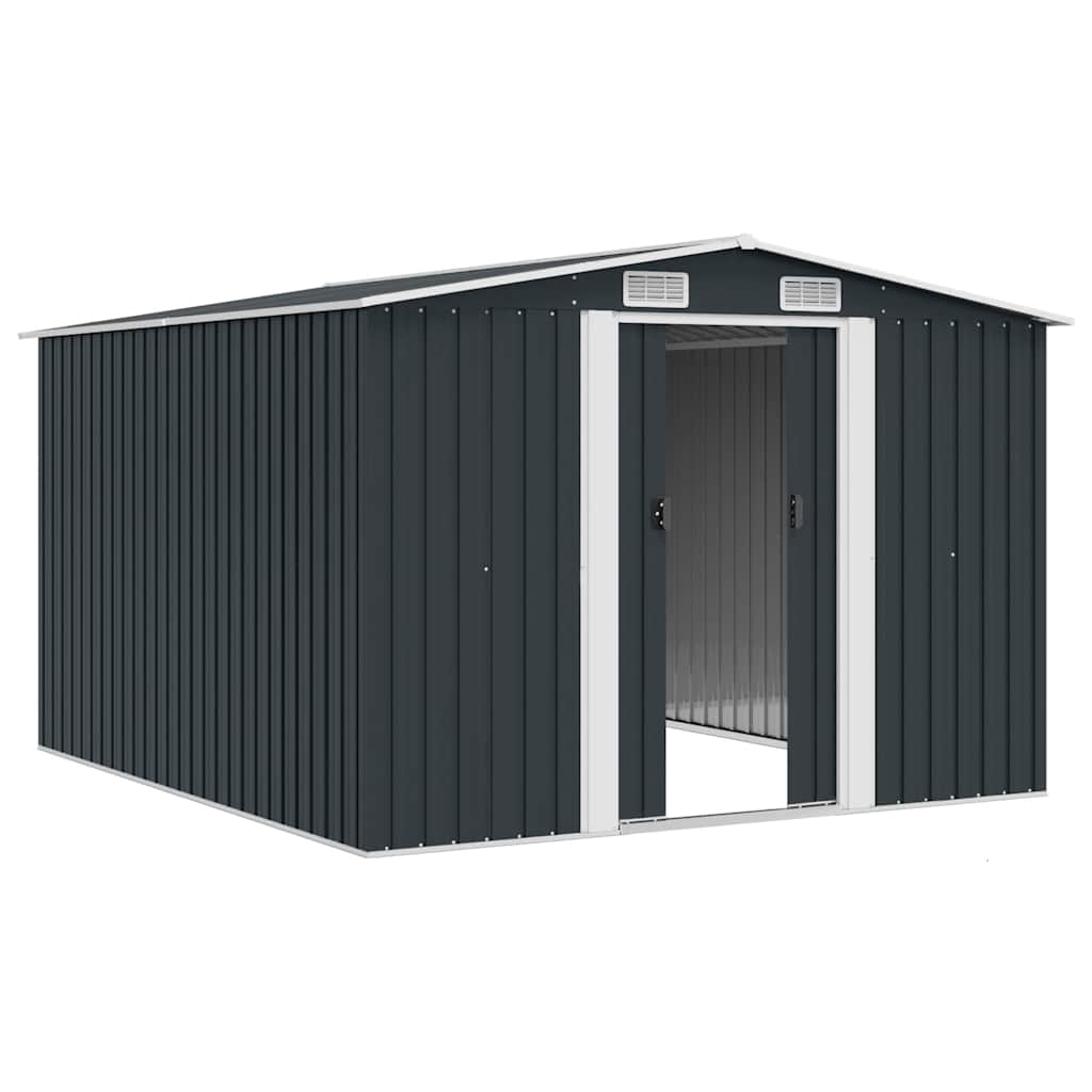 Abrigo de jardim 257x298x178 metal antracite