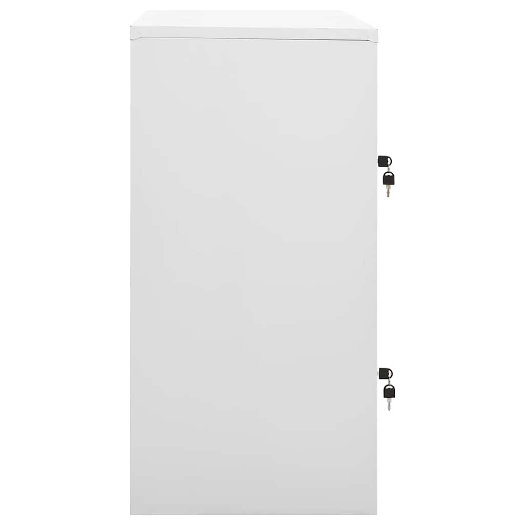 Cacifos 5 pcs 90x45x92,5 cm aço cinzento-claro e verde