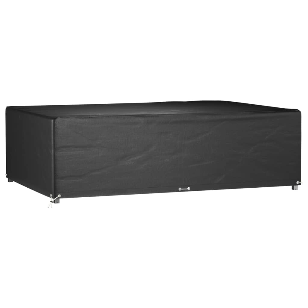 Capas p/ mobília jardim 2 pcs 12 ilhós 227x152x65 cm retangular