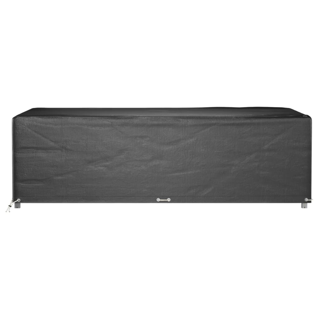 Capas p/ mobília jardim 2 pcs 12 ilhós 227x152x65 cm retangular