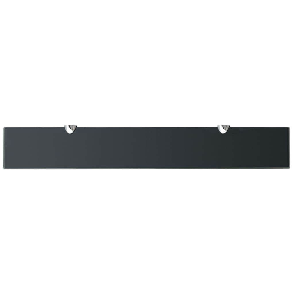 Prateleiras flutuantes 2 pcs vidro 70x10 cm 8 mm