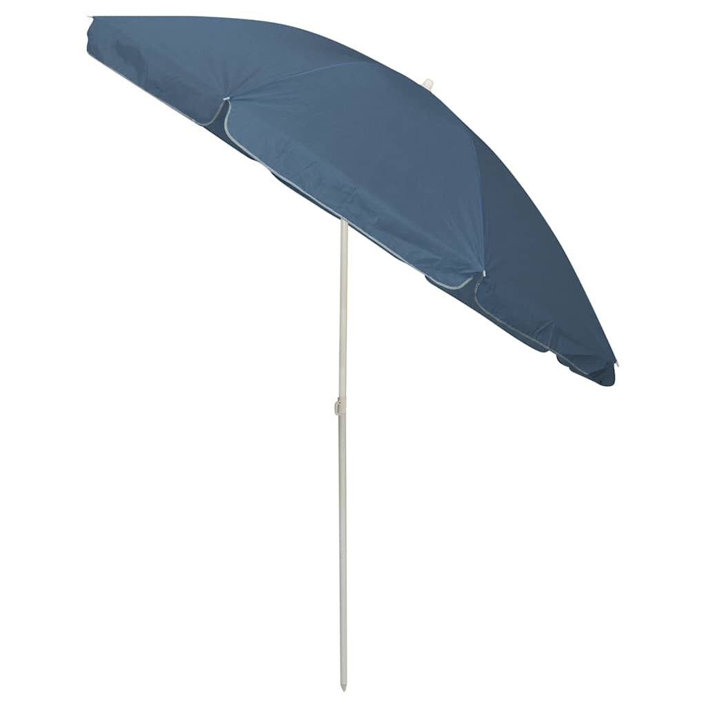 Guarda-sol de praia 240 cm azul