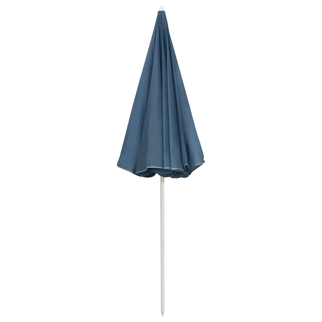 Guarda-sol de praia 240 cm azul