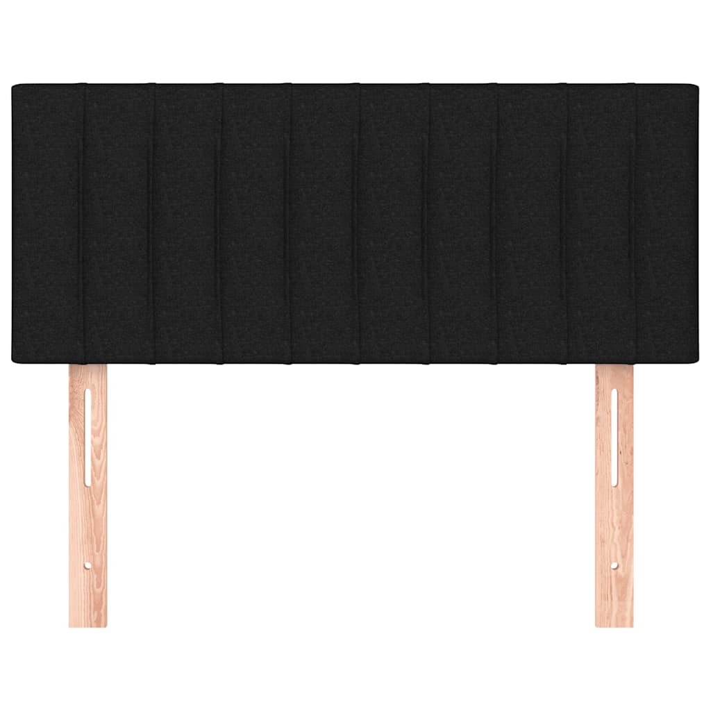 Cabeceira de cama tecido 90x5x78/88 cm preto