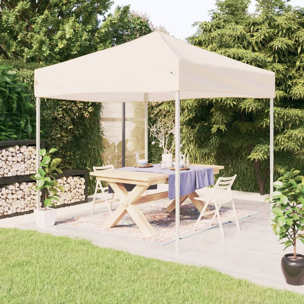 Tenda para festas dobrável 2x2 m creme