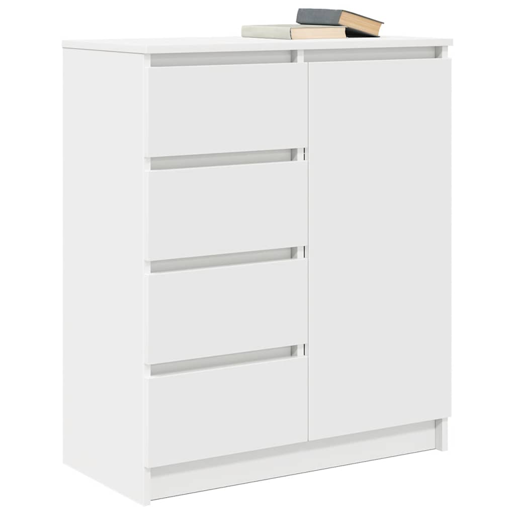 Aparador com gavetas 71x35x84 cm derivados de madeira branco