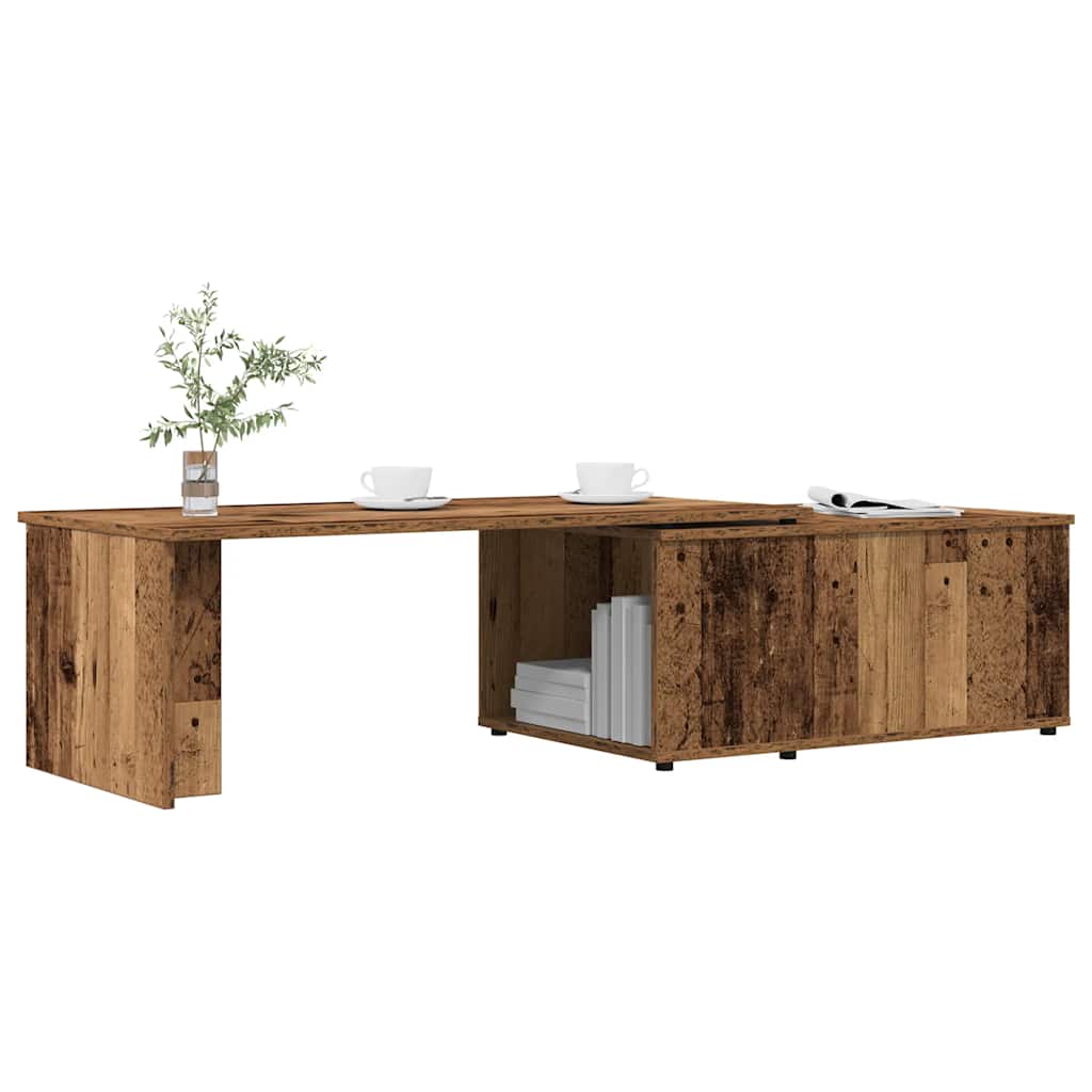 Mesa de centro madeira antiga 150x50x35 cm madeira trabalhada