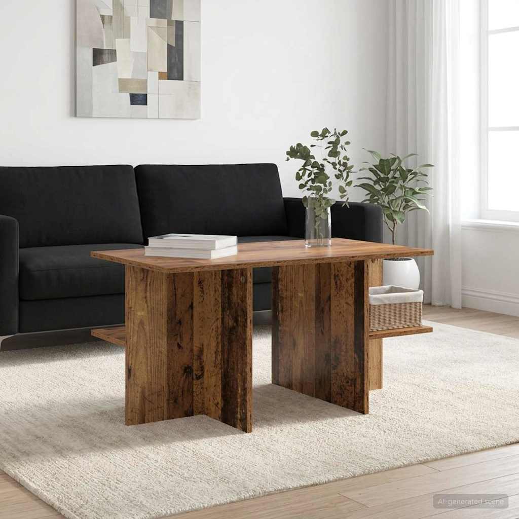 Mesa de centro madeira antiga 87 x 50 x 45 cm