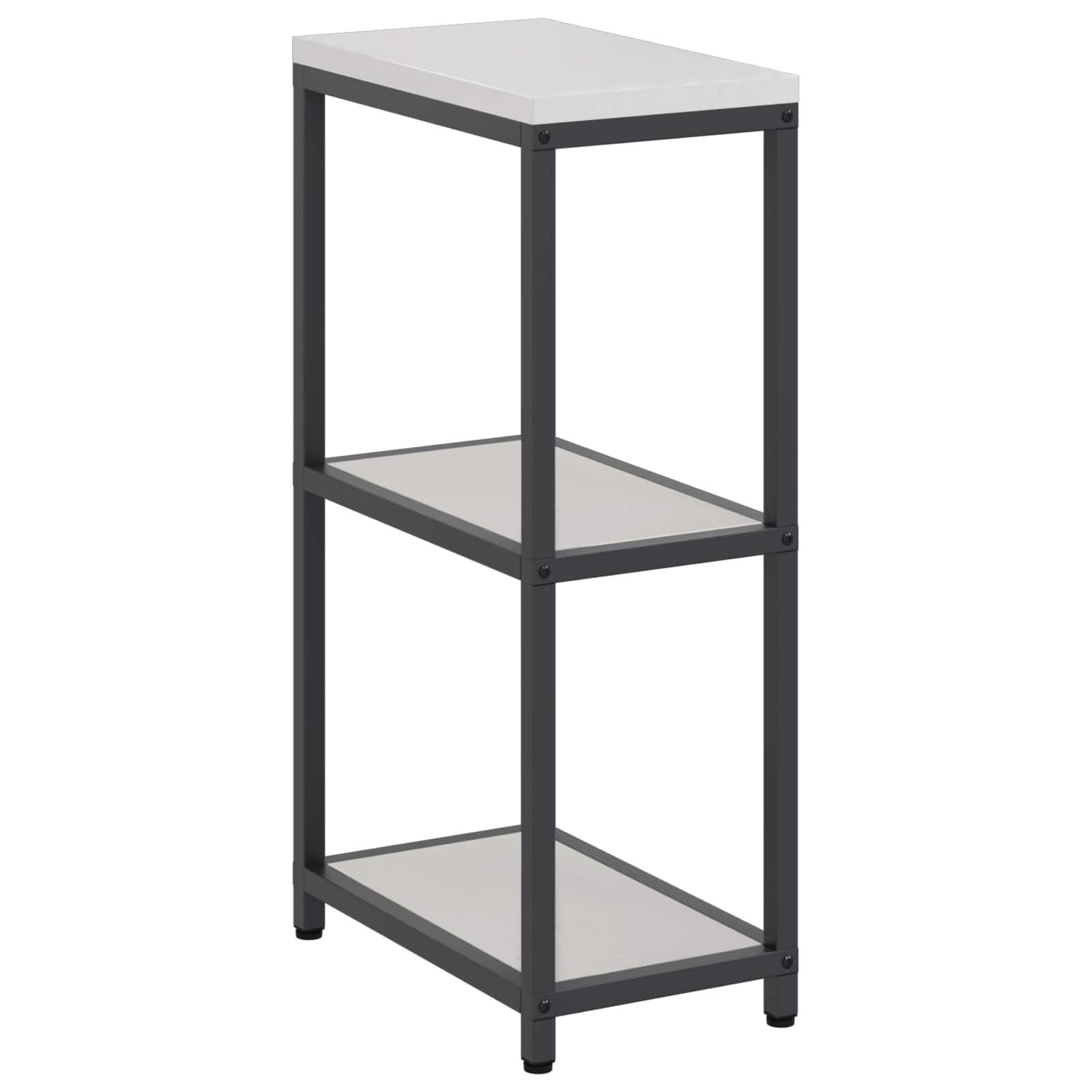 Estante de cozinha hattem prateado 30 x 50 x 92 cm aço