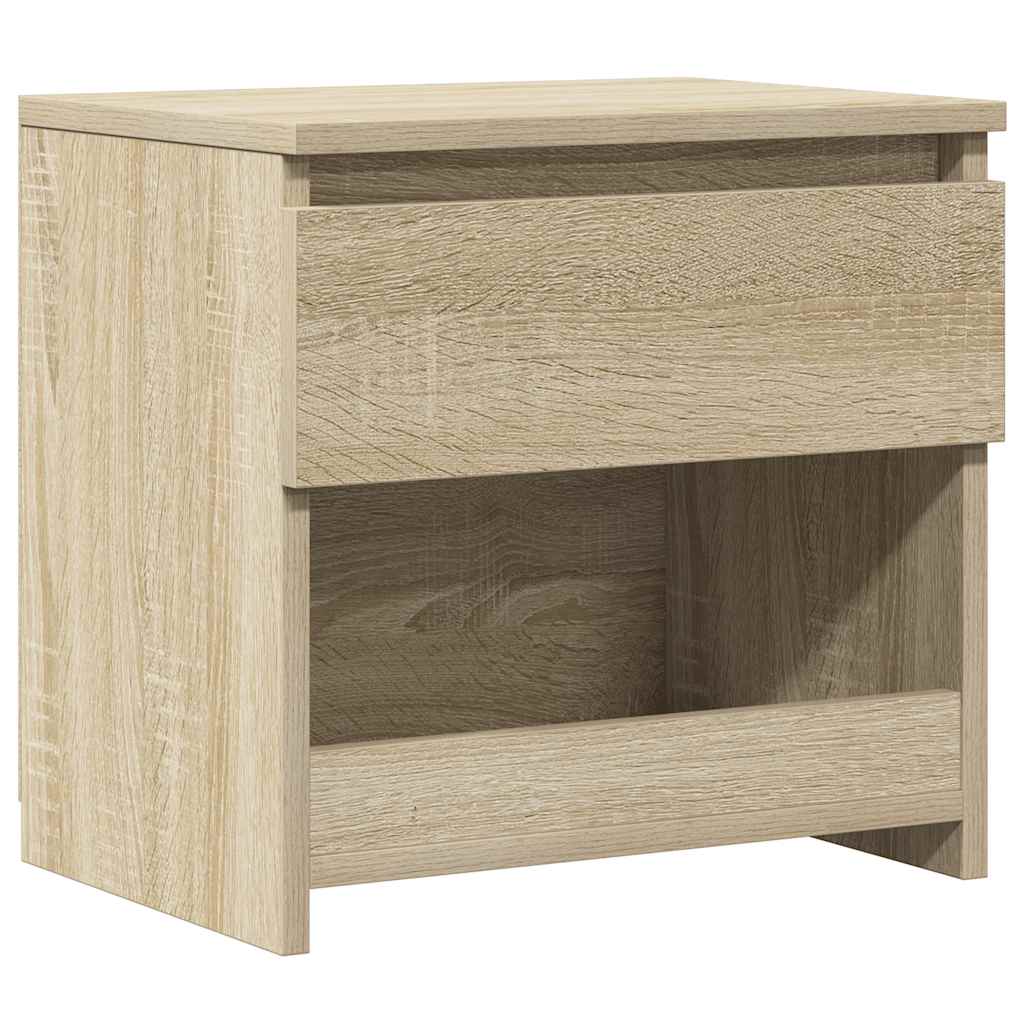 Mesa de cabeceira 40x30x39 cm contraplacado carvalho sonoma