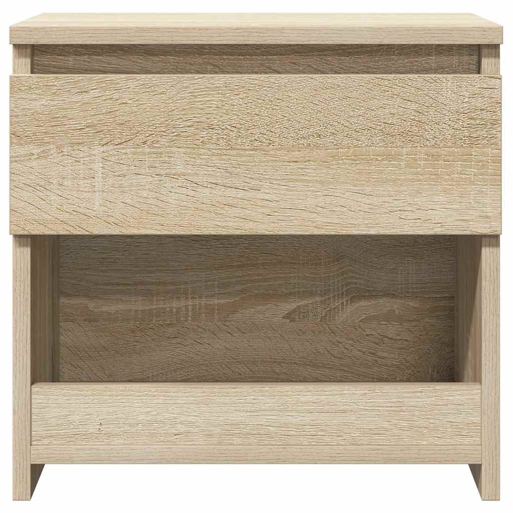 Mesa de cabeceira 40x30x39 cm contraplacado carvalho sonoma