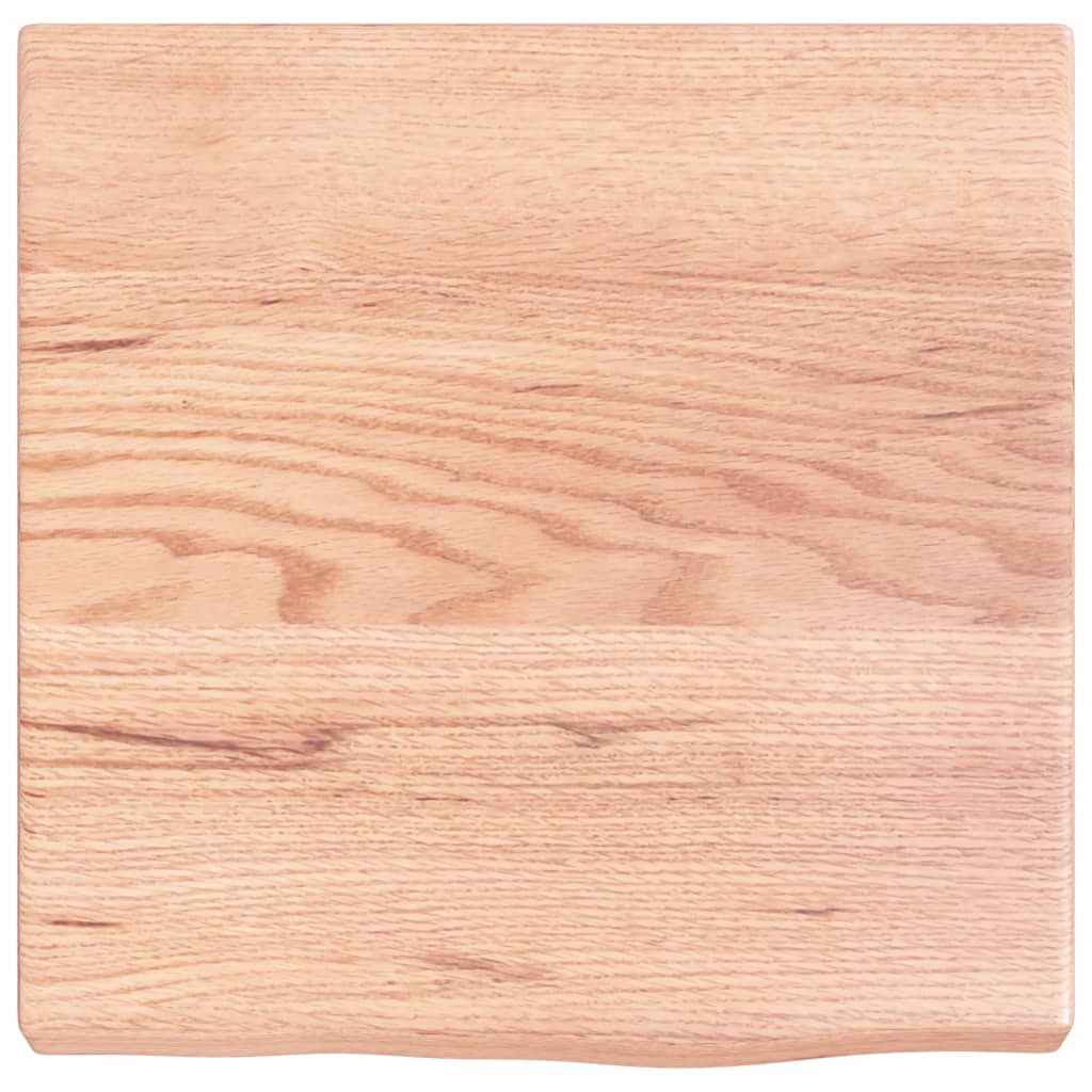 Bancada p/ wc 40x40x(2-4) cm madeira maciça tratada castanho