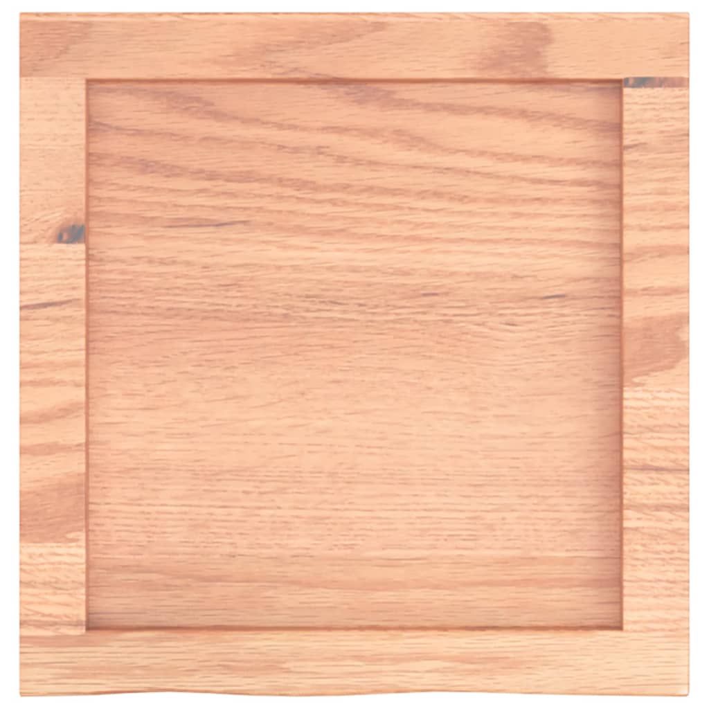 Bancada p/ wc 40x40x(2-4) cm madeira maciça tratada castanho