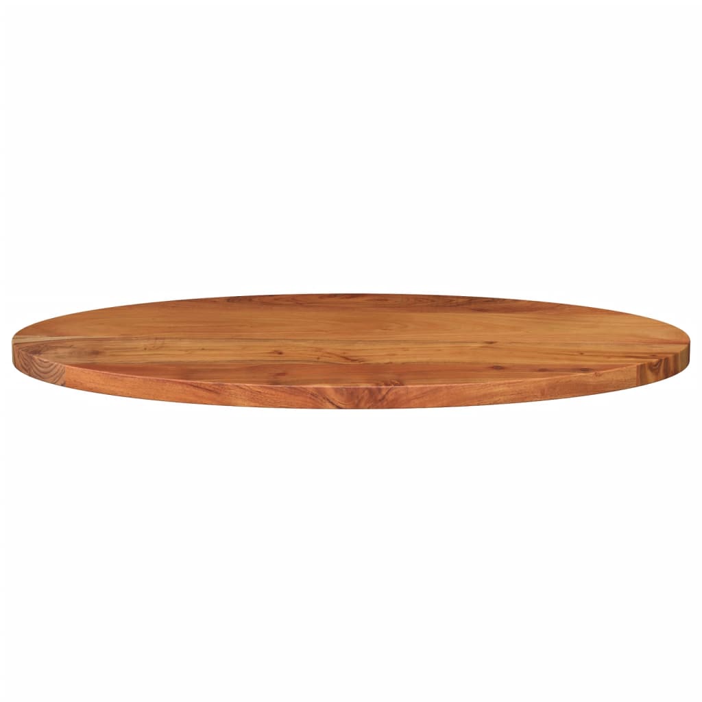 Tampo de mesa oval 140x60x3,8 cm madeira de acácia maciça