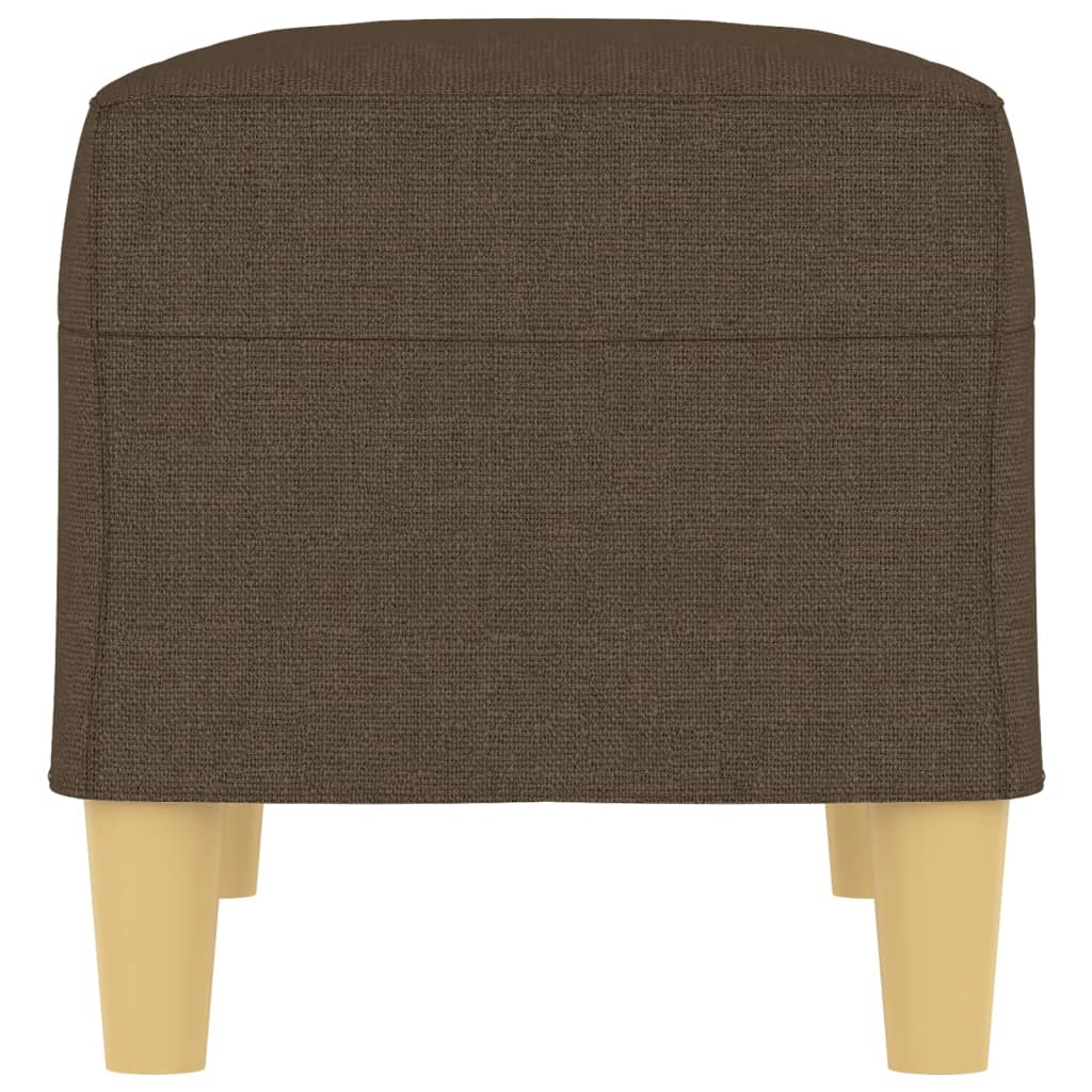 Banco 70x35x41 cm tecido castanho