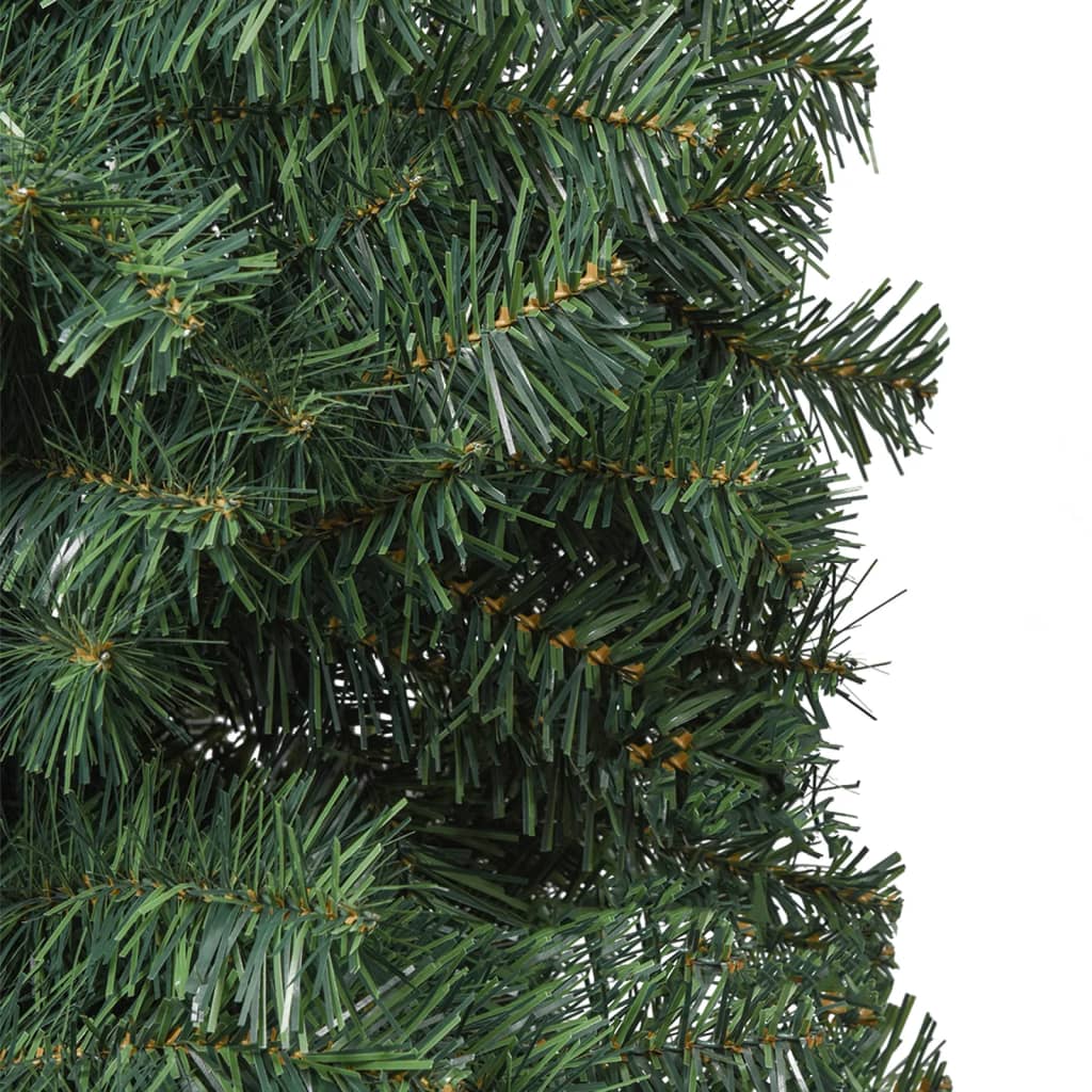 Árvore de natal fina com suporte 300 cm PVC