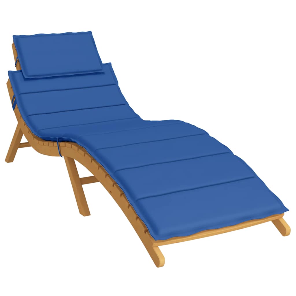 Almofadão p/ espreguiçadeira 186x58x4cm tecido oxford azul real