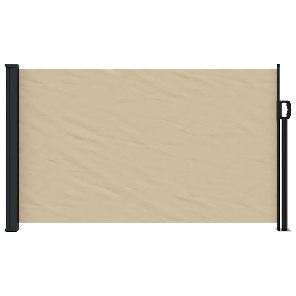 Toldo lateral retrátil 120x500 cm bege
